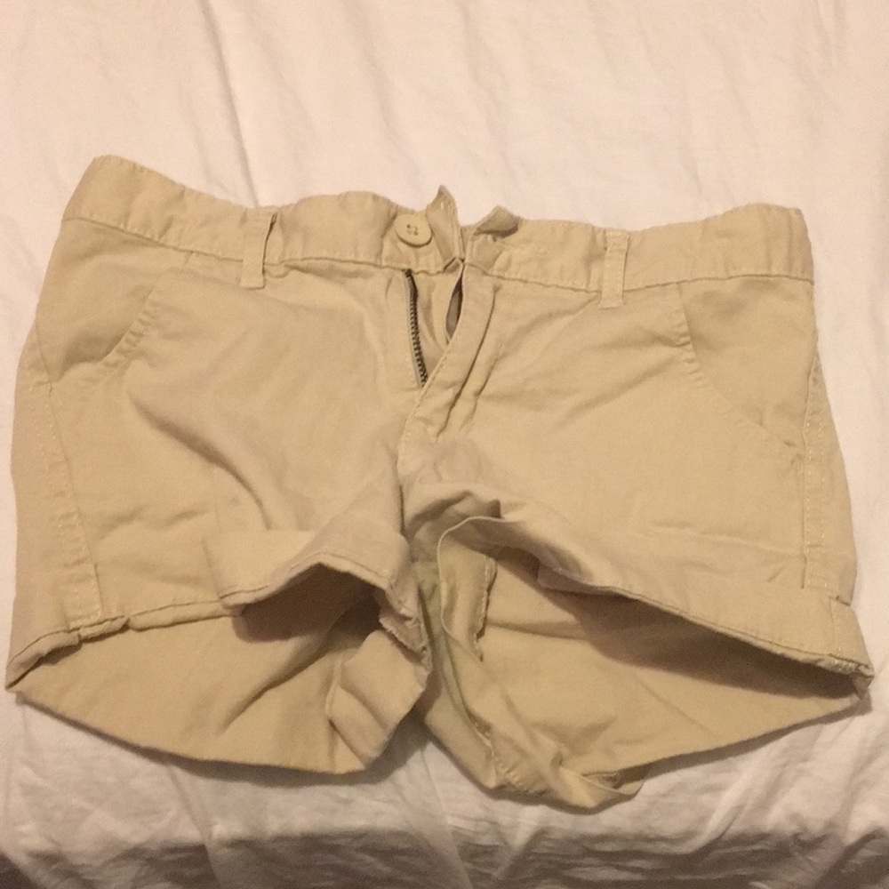 tan shorts from faded glory